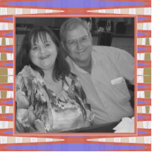pink blue photo frame photo cutouts