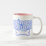 Pink & Blue Spinone Italiano Mug