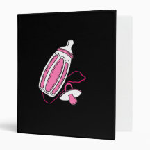 pink bottle binder