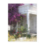 Pink Bougainvillea growing outside a house, GREECE Post Card