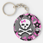 Pink Bow Key Chains