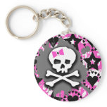 Pink Bow Key Chains