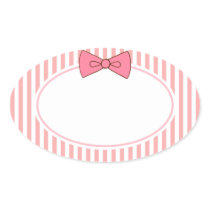 Pink Bow Stickers