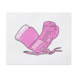 pink boxing gloves vector flyers