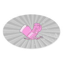 pink boxing gloves vector stickers
