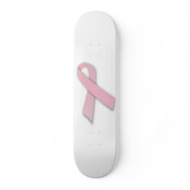 Pink Breast Cancer Awareness Ribbon Skateboards