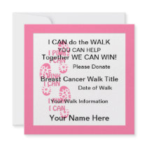 Pink Breast Cancer Walker I Pink I Can Invite