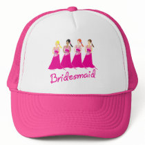 Pink Bridesmaids Hat