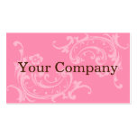 Pink & Brown Business Card