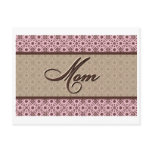 Pink Brown Mom Post Cards
