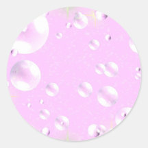 Pink Bubble Sticker