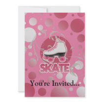 Pink Bubble Swirl Roller Skate, Skating