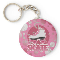 Pink Bubble Swirl Roller Skate, Skating