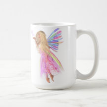 Pink Bubbles and Flower Carnival Fairies Coffee Mugs