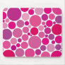 pink bubbles mouse mats