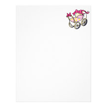 Pink Buggy Letterhead Template