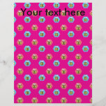 Pink bumblebee pattern flyer