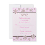 Pink bundle of joy Baby Shower RSVP invitations