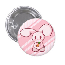Pink bunny botón