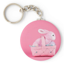 Pink Bunny Rabbit keychains