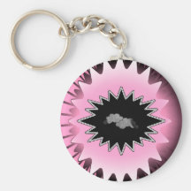 Pink Burst Key Chain