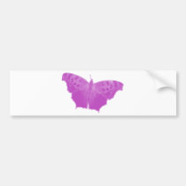 Pink Butterfly Gifts! bumper stickers