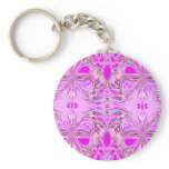 "Pink Butterfly Mandala" keychains