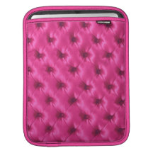 Pink buttoned-on iPad sleeves