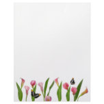 Pink Calla Lilies Custom Letterhead