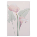 Pink Calla Lily Floral Stationery