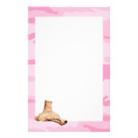 Pink Camo and Combat Boots Stationery