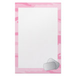 Pink Camo and Dog Tags Stationery