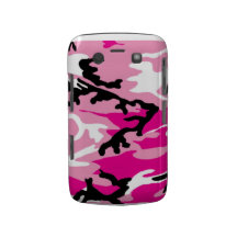 Pink Camo Blackberry Bold Case