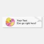 Pink Camo Ducky Bumper Stickers