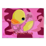 Pink Camo Ducky Cards