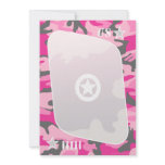 Pink Camo Invitations