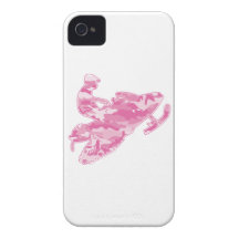 Pink Camoflage Snowmobiler iPhone 4 Case-Mate Case