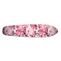 Pink Camouflage 7 1/8" Skateboard
