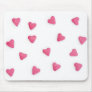 pink candy hearts mouse mat