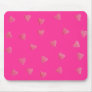 pink candy hearts mouse mat