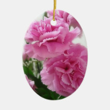 Pink Carnations 1 Christmas Ornament