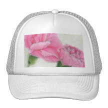 Pink Carnations 3 Trucker Hat