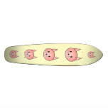 Pink Cat. Adorable kitty. Skateboard Decks