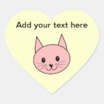 Pink Cat Sticker