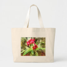 Pink Cattleya Orchids Canvas Bags
