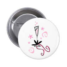 Pink Champagne Button
