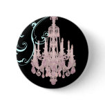 Pink Chandelier Paris Wedding SaveTheDate