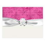 pink chandelier vintage writing background postcards