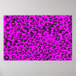 pink cheetah poster