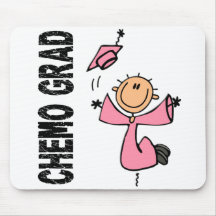 Pink CHEMO GRAD 1 (Breast Cancer) Mouse Pads